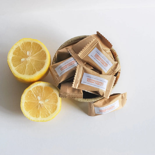 Dishwashing Detergent Tablets in a Bowl